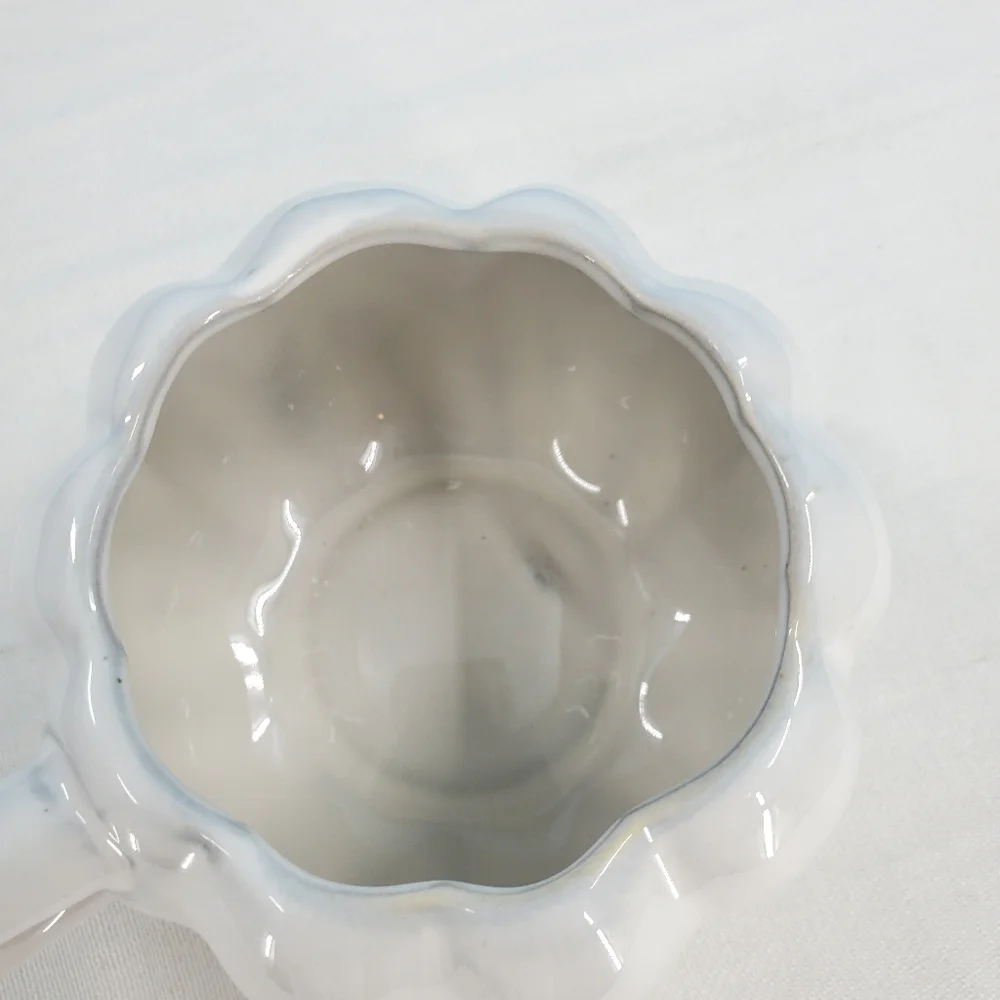 by Anthropologie white pumpkin coffee cup